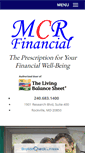 Mobile Screenshot of mcrfinancial.com